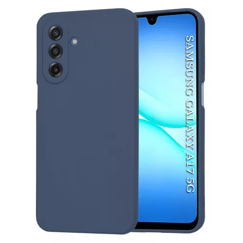 Techsuit - SoftFlex szilikon tok - SSamsung Galaxy A17 5G / A17 4G / M17 / F17 - Sötétkék
