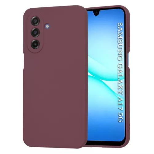 Techsuit - SoftFlex szilikon tok - Samsung Galaxy A17 5G / A17 4G / M17 / F17 - Bordó