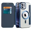 Techsuit - SmartMag Book Case - iPhone 12 - Blue