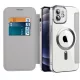 Techsuit - SmartMag Book Case - iPhone 12 - Gray