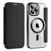 Techsuit - SmartMag kinyitható tok - iPhone 12 Pro Max - Fekete