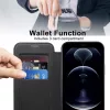 Techsuit - SmartMag kinyitható tok - iPhone 12 Pro Max - Fekete