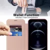 Techsuit - SmartMag kinyitható tok - iPhone 12 Pro Max - Rózsaszín