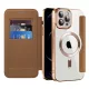 Techsuit - SmartMag kinyitható tok - iPhone 12 Pro Max - Barna