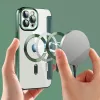Techsuit - SmartMag kinyitható tok - iPhone 12 Pro Max - Zöld