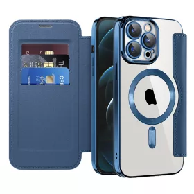   Techsuit - SmartMag kinyitható tok - iPhone 12 Pro Max - Kék