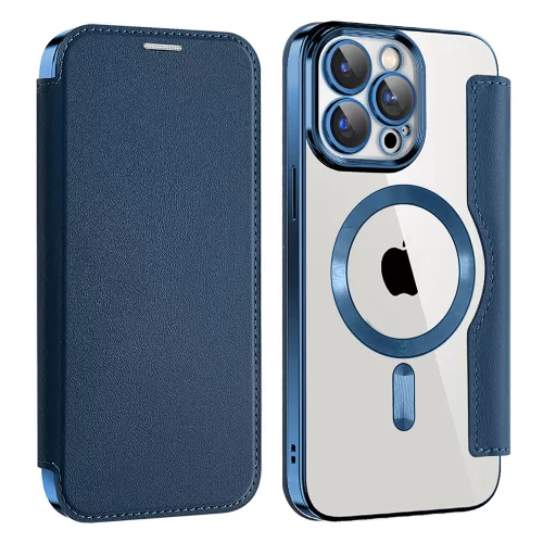 Techsuit - SmartMag kinyitható tok - iPhone 12 Pro Max - Kék