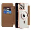 Techsuit - SmartMag kinyitható tok - iPhone 12 Pro - Barna