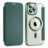 Techsuit - SmartMag kinyitható tok - iPhone 12 Pro - Zöld