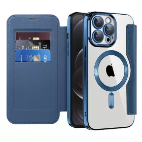 Techsuit - SmartMag kinyitható tok - iPhone 12 Pro - Kék