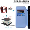Techsuit - SmartMag kinyitható tok - iPhone 12 Pro - VIlágoskék