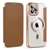 Techsuit - SmartMag Book Case - iPhone 11 Pro Max - Brown