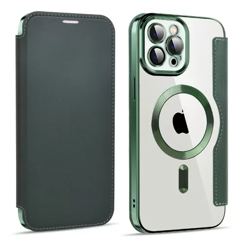 Techsuit - SmartMag Book Case - iPhone 11 Pro Max - Green