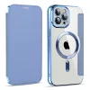 Techsuit - SmartMag kinyitható tok - iPhone 11 Pro Max - VIlágoskék