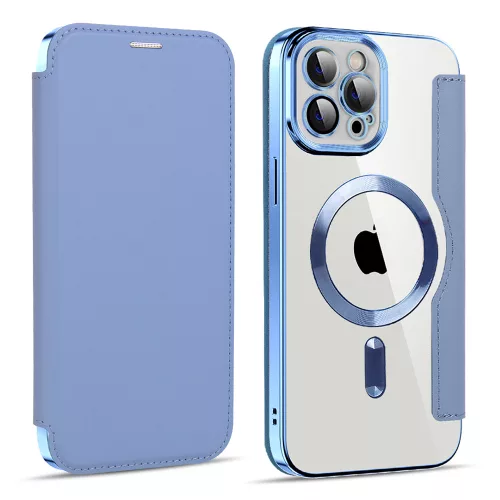 Techsuit - SmartMag kinyitható tok - iPhone 11 Pro Max - VIlágoskék