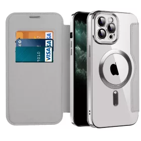   Techsuit - SmartMag kinyitható tok - iPhone 11 Pro Max - Szürke