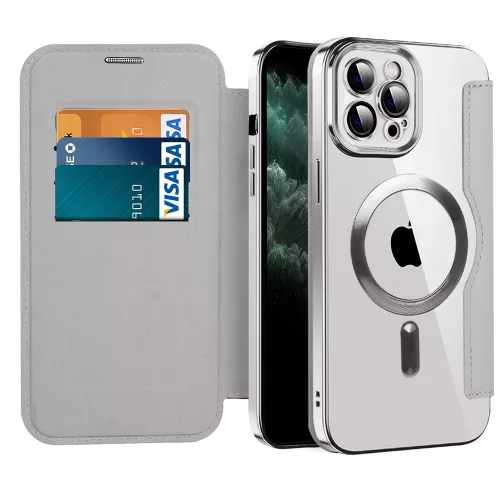 Techsuit - SmartMag kinyitható tok - iPhone 11 Pro Max - Szürke