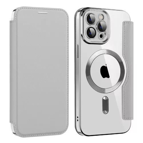 Techsuit - SmartMag kinyitható tok - iPhone 11 Pro Max - Szürke