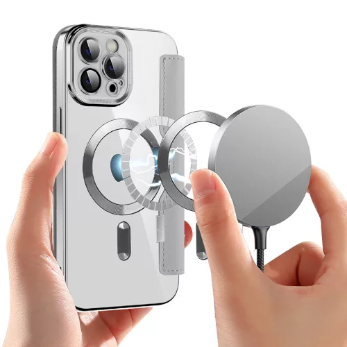 Techsuit - SmartMag kinyitható tok - iPhone 11 Pro Max - Szürke