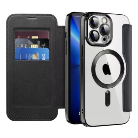 Techsuit - SmartMag Book Case - iPhone 13 Pro - Black