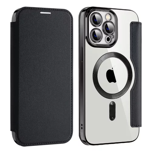Techsuit - SmartMag Book Case - iPhone 13 Pro - Black