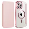 Techsuit - SmartMag kinyitható tok - iPhone 13 Pro - Rózsaszín