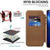 Techsuit - SmartMag kinyitható tok - iPhone 13 Pro - Barna