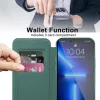 Techsuit - SmartMag kinyitható tok - iPhone 13 Pro - Zöld