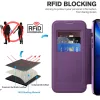 Techsuit - SmartMag kinyitható tok - iPhone 13 Pro - Lila