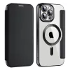 Techsuit - SmartMag Book Case - iPhone 13 Pro Max - Black
