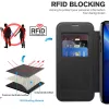 Techsuit - SmartMag Book Case - iPhone 13 Pro Max - Black