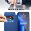 Techsuit - SmartMag Book Case - iPhone 13 Pro Max - Blue
