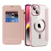 Techsuit - SmartMag kinyitható tok - iPhone 14 Plus - Rózsaszín