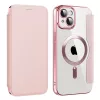 Techsuit - SmartMag kinyitható tok - iPhone 14 Plus - Rózsaszín