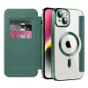 Techsuit - SmartMag kinyitható tok - iPhone 14 Plus - Zöld