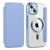 Techsuit - SmartMag kinyitható tok - iPhone 14 Plus - VIlágoskék