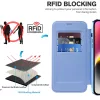 Techsuit - SmartMag kinyitható tok - iPhone 14 Plus - VIlágoskék