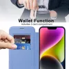 Techsuit - SmartMag kinyitható tok - iPhone 14 Plus - VIlágoskék