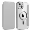 Techsuit - SmartMag kinyitható tok - iPhone 14 Plus - Szürke