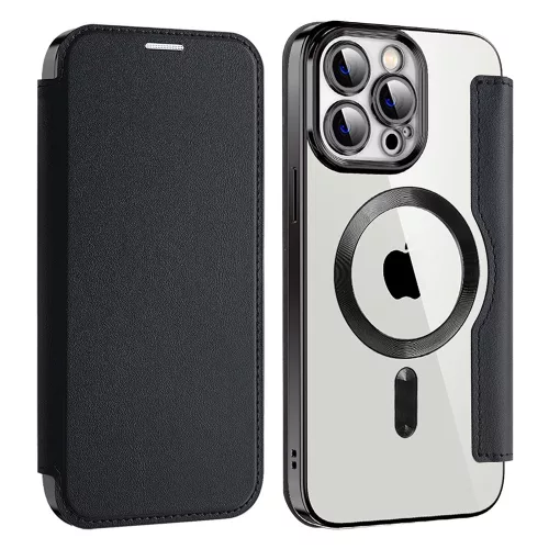 Techsuit - SmartMag Book Case - iPhone 14 Pro Max - Black