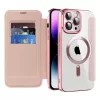 Techsuit - SmartMag kinyitható tok - iPhone 14 Pro Max - Rózsaszín