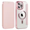 Techsuit - SmartMag kinyitható tok - iPhone 14 Pro Max - Rózsaszín