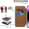 Techsuit - SmartMag kinyitható tok - iPhone 14 Pro Max - Barna