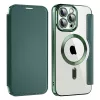 Techsuit - SmartMag kinyitható tok - iPhone 14 Pro Max - Zöld