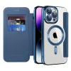 Techsuit - SmartMag kinyitható tok - iPhone 14 Pro Max - Kék