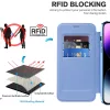 Techsuit - SmartMag kinyitható tok - iPhone 14 Pro Max - VIlágoskék