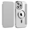 Techsuit - SmartMag kinyitható tok - iPhone 14 Pro Max - Szürke
