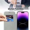 Techsuit - SmartMag kinyitható tok - iPhone 14 Pro Max - Szürke