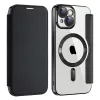 Techsuit - SmartMag Book Case - iPhone 15 - Black