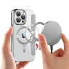 Techsuit - SmartMag kinyitható tok - iPhone 15 Pro - Szürke